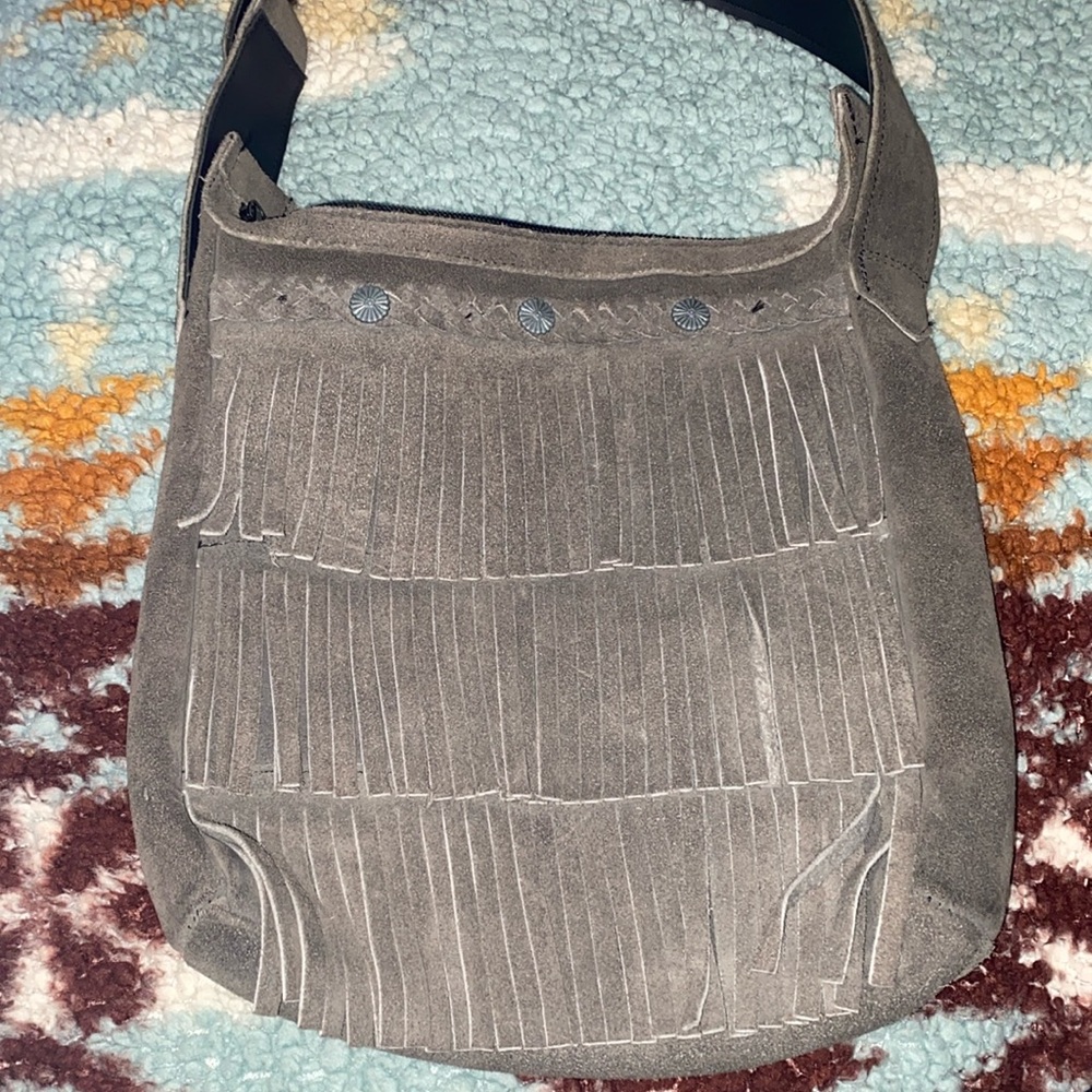 Minnetonka Purse in GREY lightly used